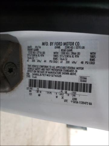 Photo 10 from auction – 2016 FORD TRANSIT CO with VIN NM0LS7E74G1274325