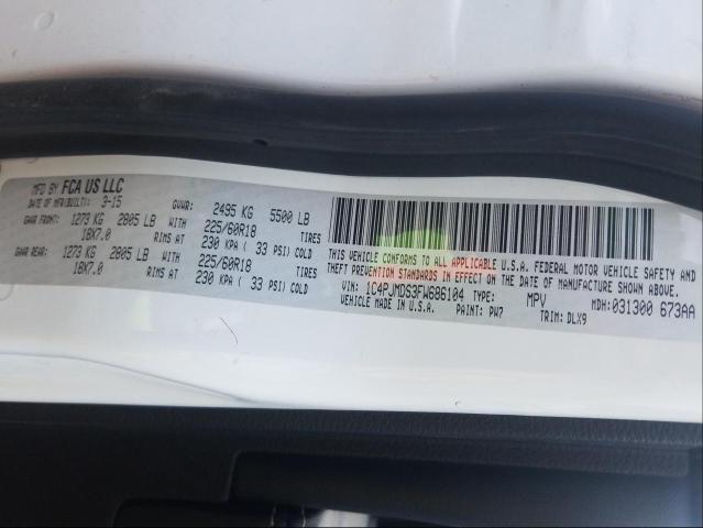 Photo 10 from auction – 2015 JEEP CHEROKEE L with VIN 1C4PJMDS3FW686104