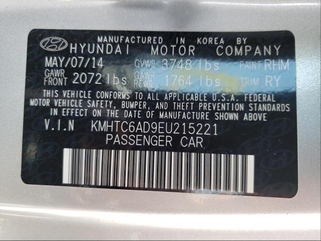 Photo 10 from auction – 2014 HYUNDAI VELOSTER with VIN KMHTC6AD9EU215221