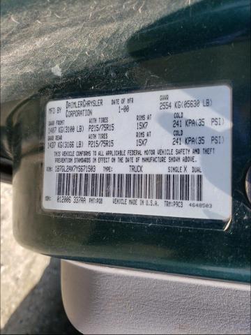 Photo 10 from auction – 2000 DODGE DAKOTA QUA with VIN 1B7GL2AX7YS671503