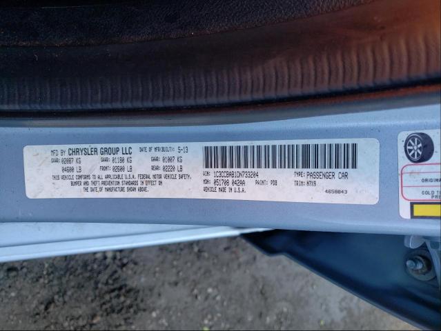 Photo 10 from auction – 2013 CHRYSLER 200 LX with VIN 1C3CCBAB1DN733204
