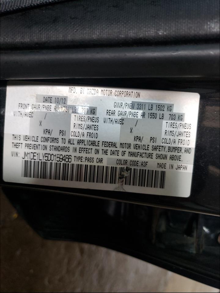Photo 10 from auction – 2013 MAZDA MAZDA2 with VIN JM1DE1LY5D0159466