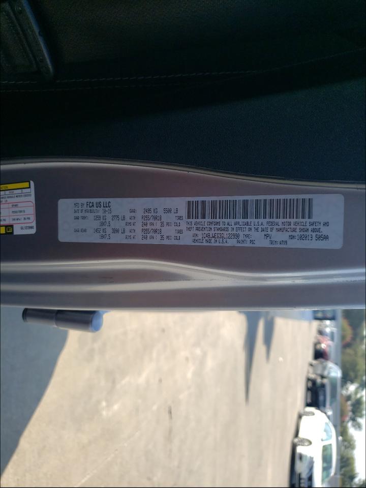 Photo 10 from auction – 2016 JEEP WRANGLER U with VIN 1C4BJWEG3GL122990