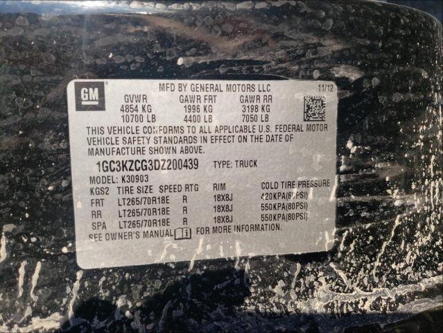 Photo 10 from auction – 2013 CHEVROLET SILVERADO with VIN 1GC3KZCG3DZ200439