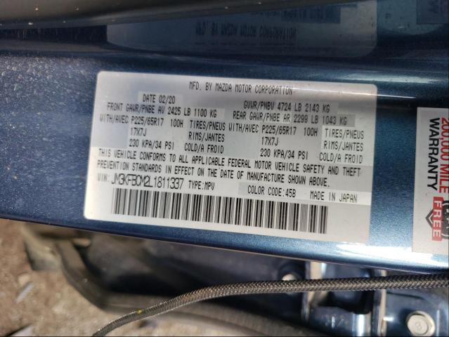 Photo 10 from auction – 2020 MAZDA CX-5 TOURI with VIN JM3KFBCM2L1811337