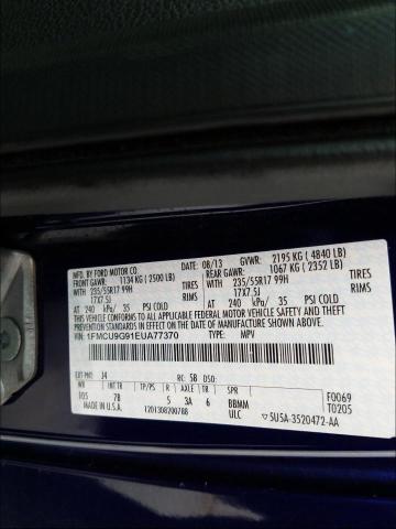 Photo 10 from auction – 2014 FORD ESCAPE SE with VIN 1FMCU9G91EUA77370