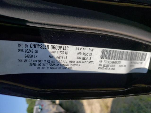 Photo 10 from auction – 2010 CHRYSLER 300 TOURIN with VIN 2C3CA5CV8AH201273