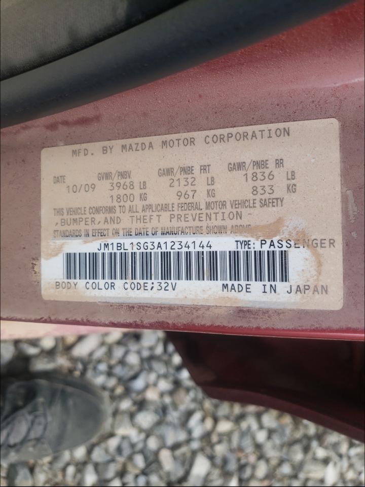 Photo 10 from auction – 2010 MAZDA 3 I with VIN JM1BL1SG3A1234144