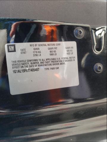 Photo 10 from auction – 2007 CHEVROLET COBALT LT with VIN 1G1AL15F677409497