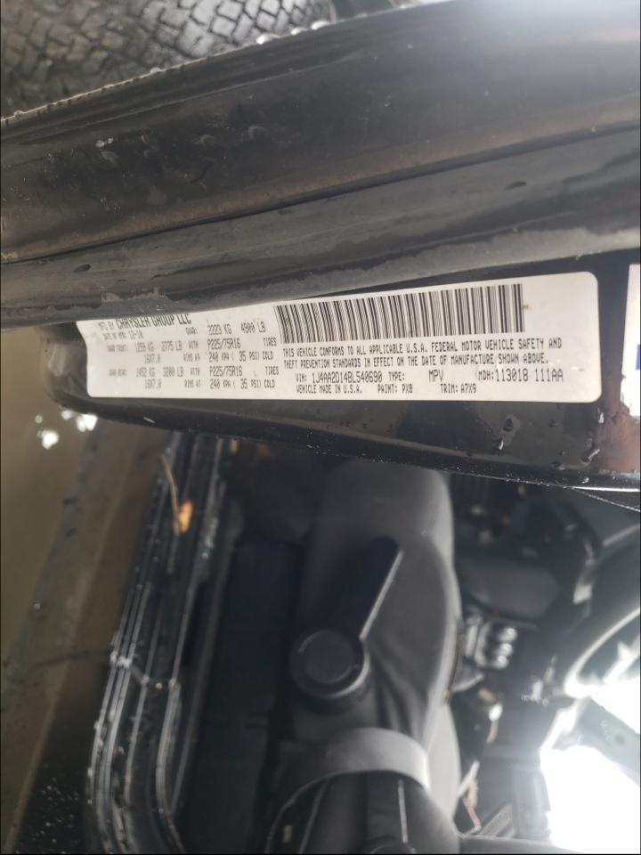 Photo 10 from auction – 2011 JEEP WRANGLER S with VIN 1J4AA2D14BL540690