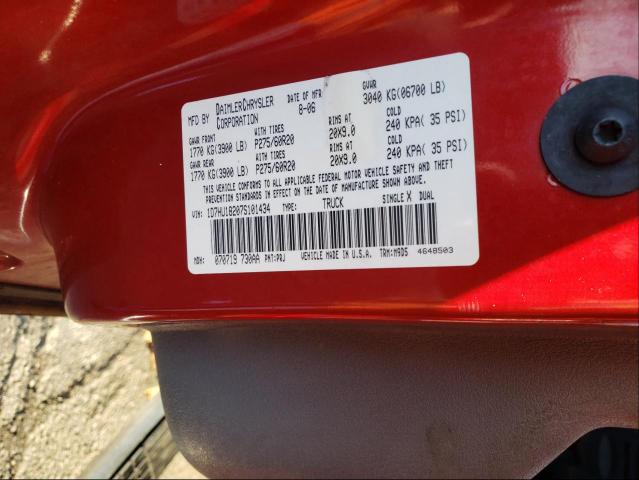 Photo 10 from auction – 2007 DODGE RAM 1500 S with VIN 1D7HU18207S101434