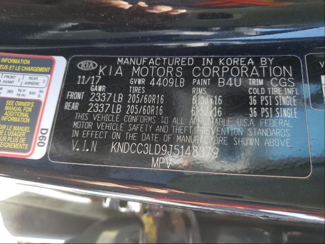 Photo 10 from auction – 2018 KIA NIRO EX PR with VIN KNDCC3LD9J5148379