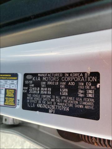 Photo 10 from auction – 2014 KIA SOUL with VIN KNDJN2A28E7707914