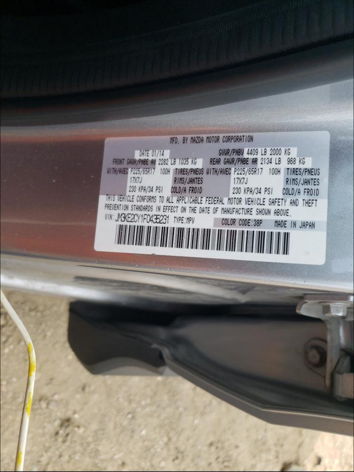 Photo 10 from auction – 2015 MAZDA CX-5 TOURI with VIN JM3KE2CY1F0435231