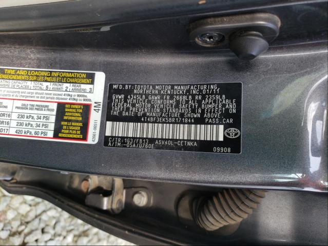 Photo 10 from auction – 2011 TOYOTA CAMRY BASE with VIN 4T4BF3EK5BR171844