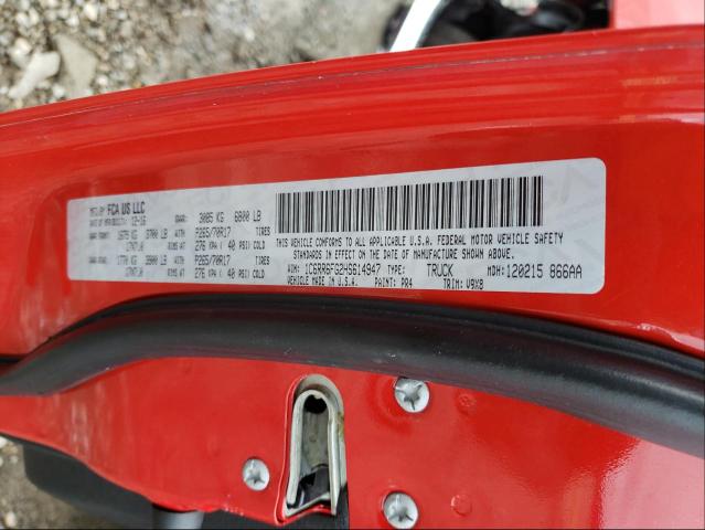 Photo 10 from auction – 2017 RAM 1500 ST with VIN 1C6RR6FG2HS614947
