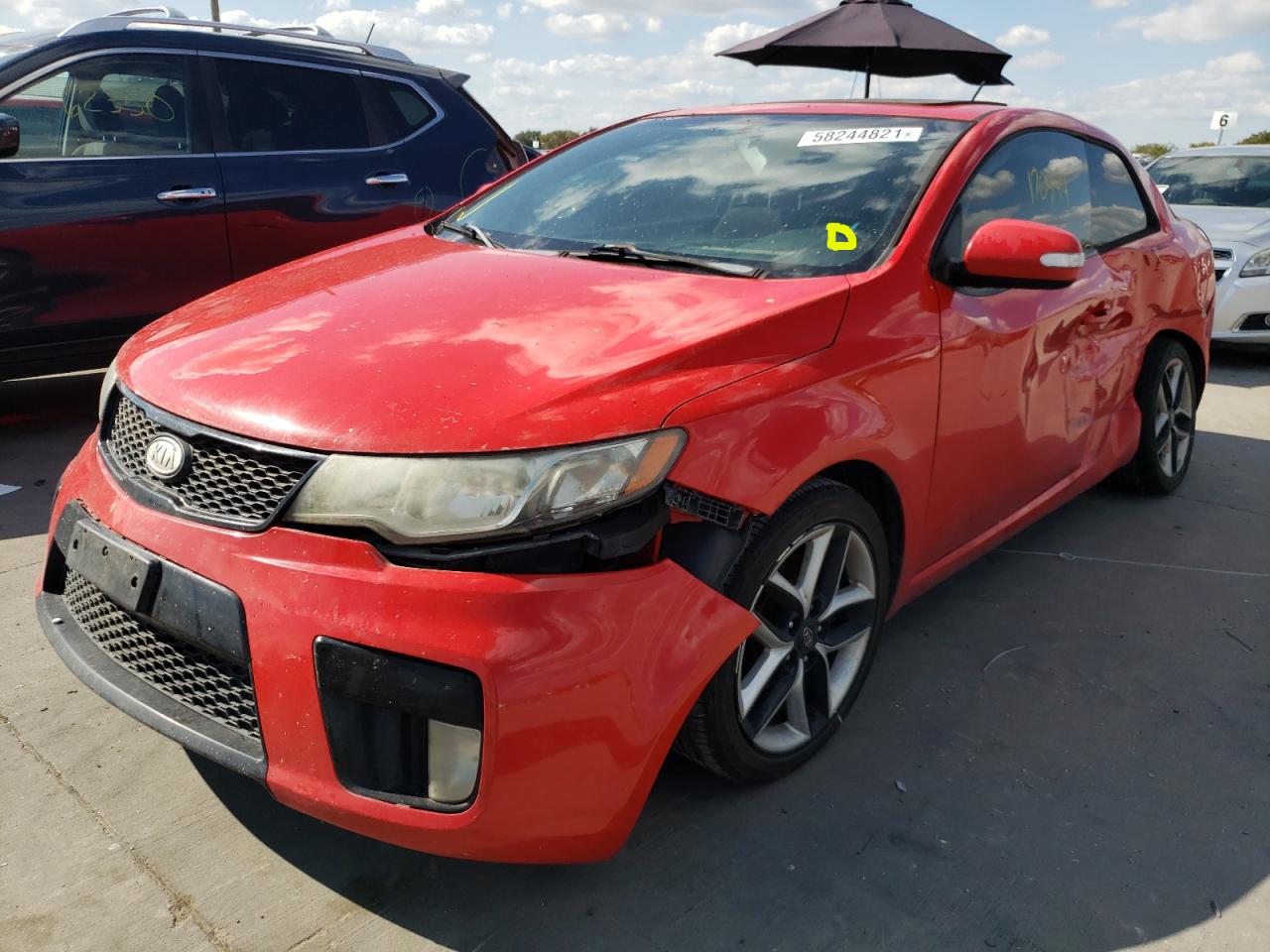 Photo 2 from auction – 2010 KIA FORTE SX with VIN KNAFW6A37A5130248