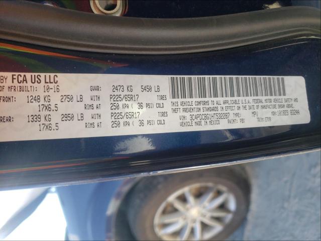 Photo 10 from auction – 2017 DODGE JOURNEY SX with VIN 3C4PDCBG1HT532287