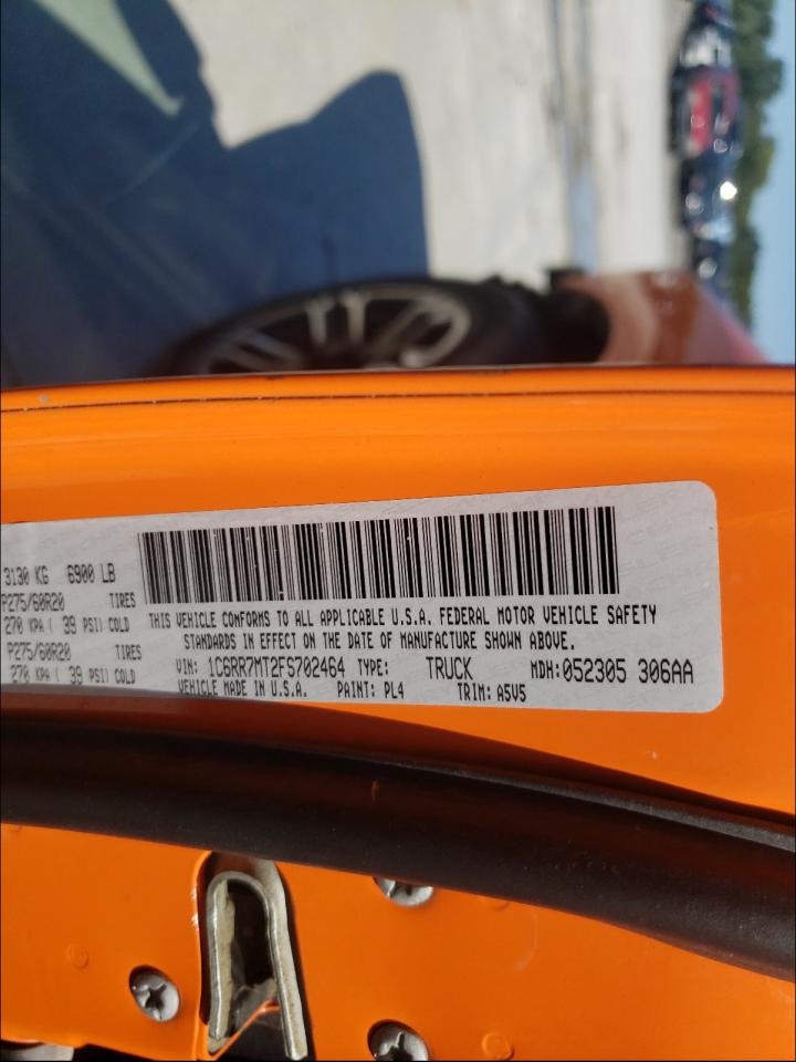 Photo 10 from auction – 2015 RAM 1500 SPORT with VIN 1C6RR7MT2FS702464