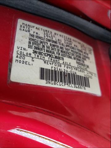 Photo 10 from auction – 2012 NISSAN VERSA S with VIN 3N1BC1CP9CL368878