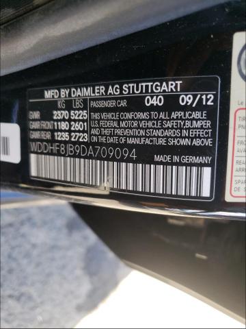 Photo 10 from auction – 2013 MERCEDES-BENZ E 350 4MAT with VIN WDDHF8JB9DA709094