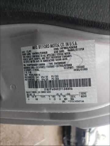 Photo 10 from auction – 2002 FORD MUSTANG with VIN 1FAFP40402F138806
