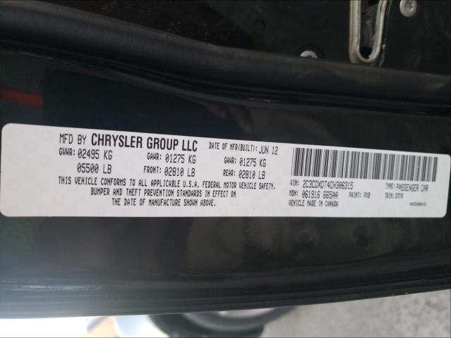 Photo 10 from auction – 2012 DODGE CHARGER R/ with VIN 2C3CDXDT4CH306315