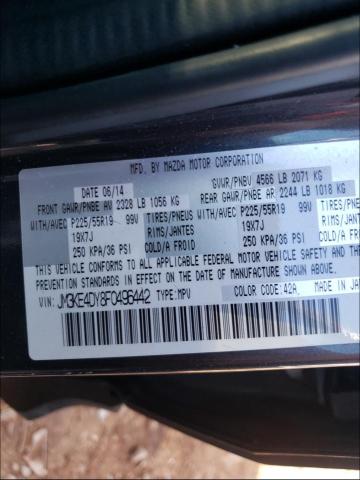 Photo 10 from auction – 2015 MAZDA CX-5 GT with VIN JM3KE4DY8F0496442