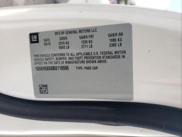 Photo 10 from auction – 2011 CADILLAC DTS PREMIU with VIN 1G6KH5E68BU118906