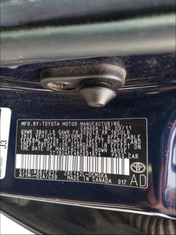 Photo 10 from auction – 2011 TOYOTA COROLLA with VIN 2T1BU4EE4BC691874