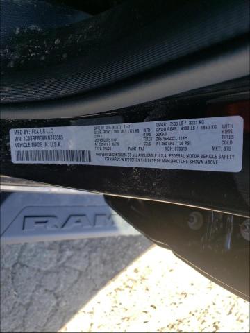 Photo 10 from auction – 2021 RAM 1500 LARAM with VIN 1C6SRFRT9MN743383