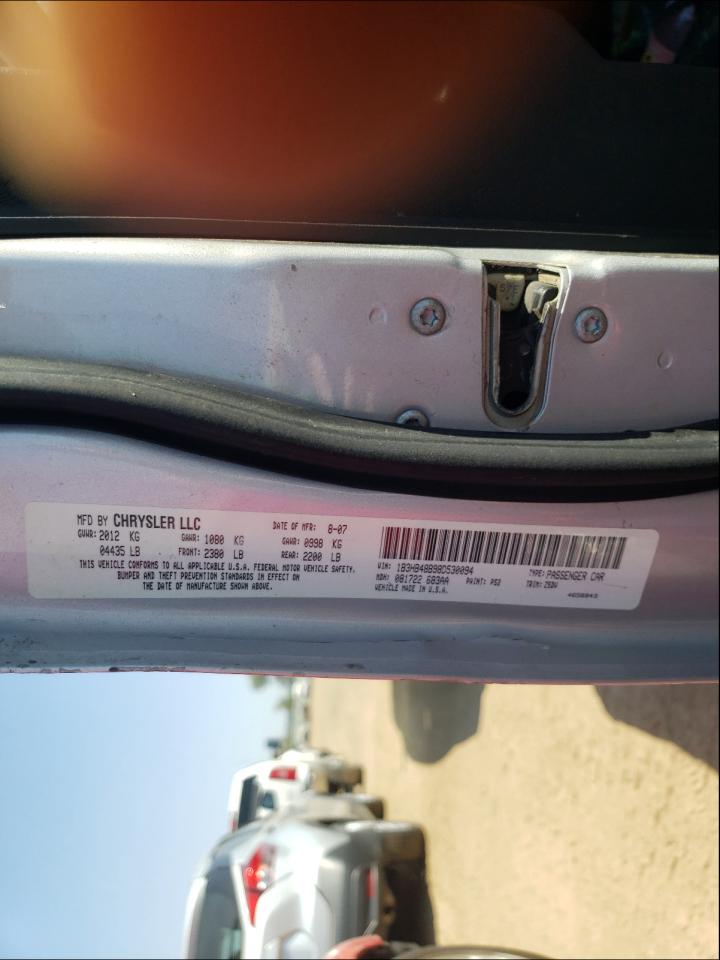Photo 10 from auction – 2008 DODGE CALIBER SX with VIN 1B3HB48B98D530094