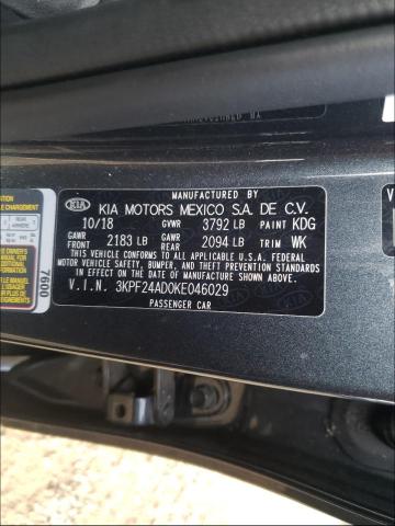 Photo 10 from auction – 2019 KIA FORTE FE with VIN 3KPF24AD0KE046029