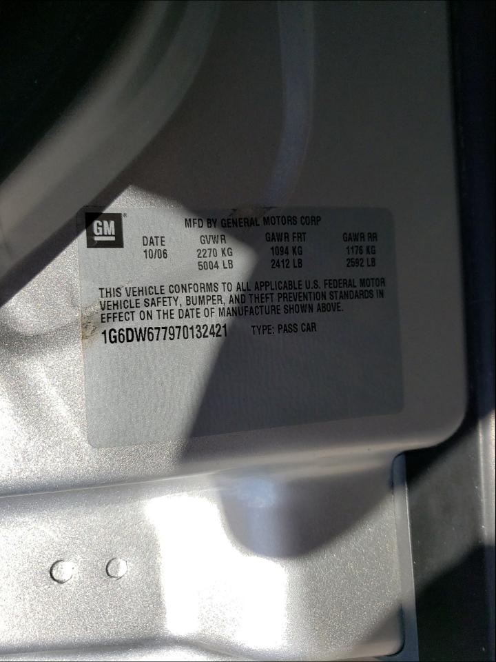 Photo 10 from auction – 2007 CADILLAC STS with VIN 1G6DW677970132421