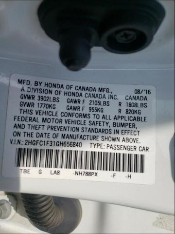 Photo 10 from auction – 2016 HONDA CIVIC EX with VIN 2HGFC1F31GH656840