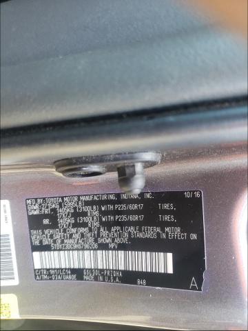 Photo 10 from auction – 2017 TOYOTA SIENNA XLE with VIN 5TDYZ3DC9HS796206