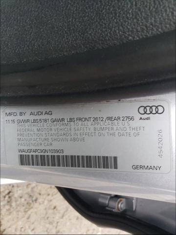 Photo 10 from auction – 2016 AUDI A6 PREMIUM with VIN WAUGFAFC9GN103903
