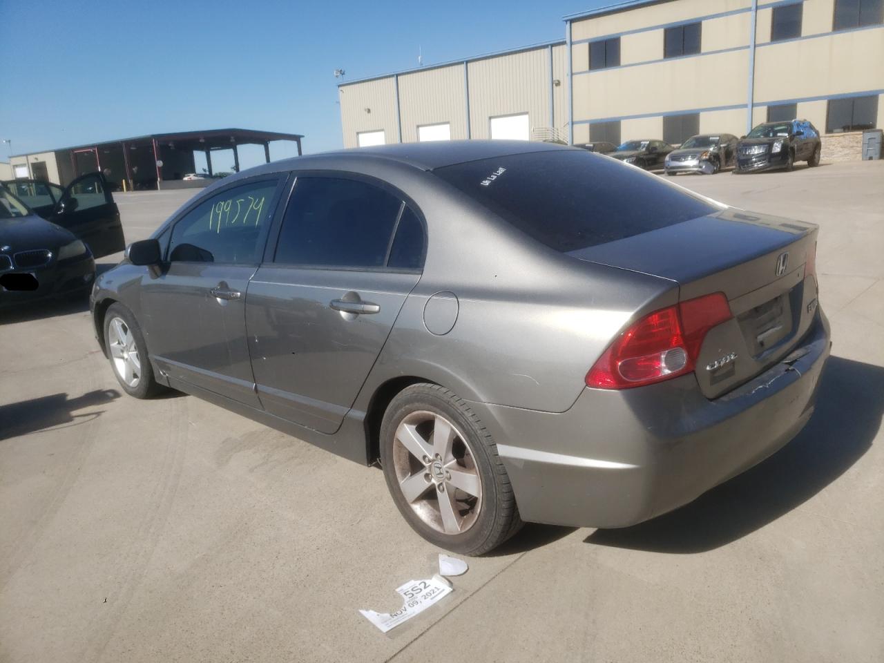 Photo 3 from auction – 2007 HONDA CIVIC EX with VIN 1HGFA16877L099792
