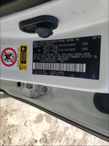 Photo 10 from auction – 2015 TOYOTA HIGHLANDER with VIN 5TDDKRFH4FS091437