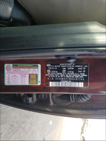 Photo 10 from auction – 2013 KIA OPTIMA LX with VIN 5XXGM4A78DG187143