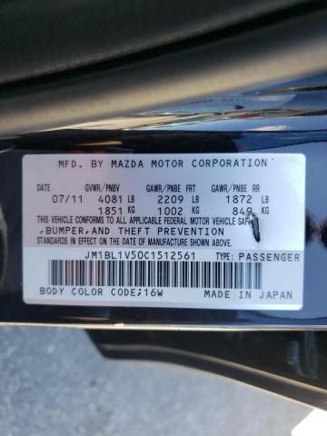 Photo 10 from auction – 2012 MAZDA 3 S with VIN JM1BL1V50C1512561
