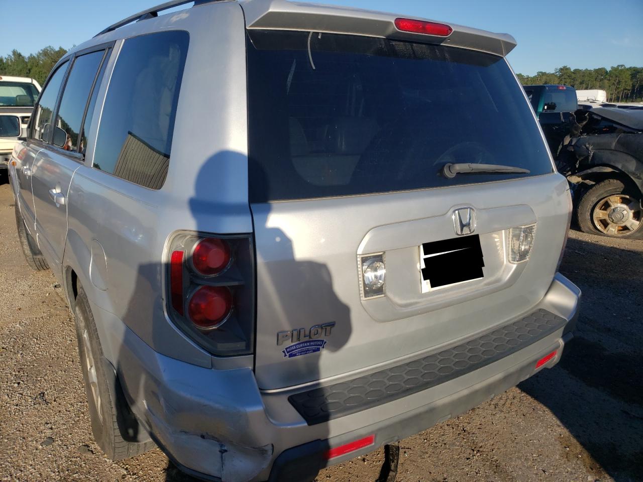 Photo 9 from auction – 2008 HONDA PILOT EXL with VIN 5FNYF285X8B023957