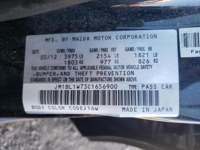 Photo 10 from auction – 2012 MAZDA 3 I with VIN JM1BL1W73C1656900