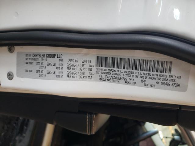 Photo 10 from auction – 2015 JEEP CHEROKEE L with VIN 1C4PJMCS4FW584005
