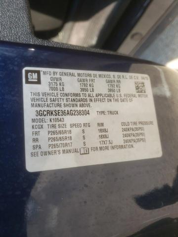 Photo 10 from auction – 2010 CHEVROLET SILVERADO with VIN 3GCRKSE36AG238304