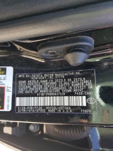 Photo 10 from auction – 2017 TOYOTA CAMRY LE with VIN 4T1BF1FK8HU637529