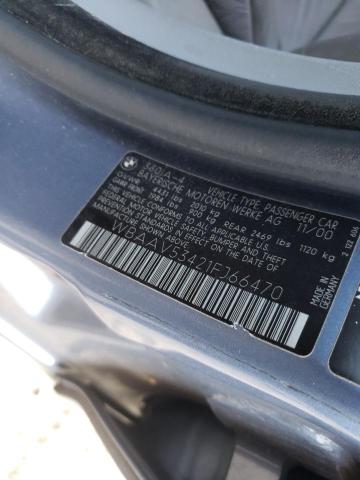 Photo 10 from auction – 2001 BMW 330 I with VIN WBAAV53421FJ66470
