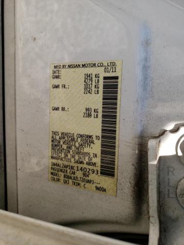 Photo 10 from auction – 2011 NISSAN ALTIMA BAS with VIN 1N4AL2AP1BC140293