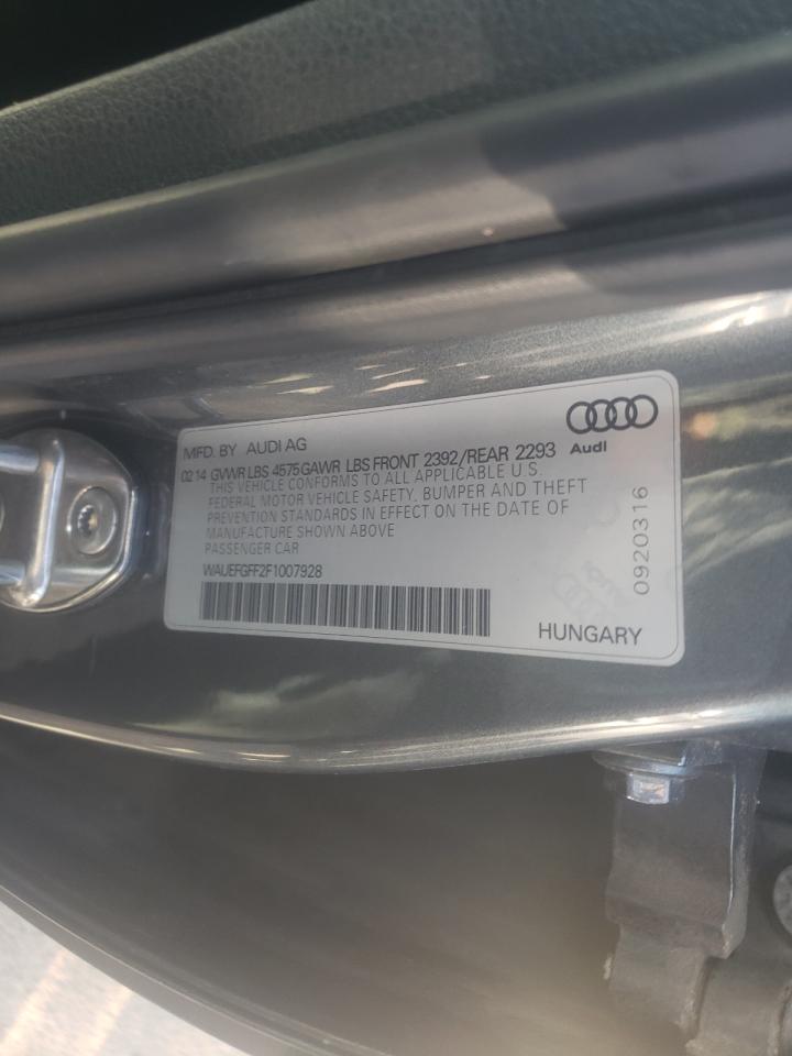 Photo 10 from auction – 2015 AUDI A3 PREMIUM with VIN WAUEFGFF2F1007928