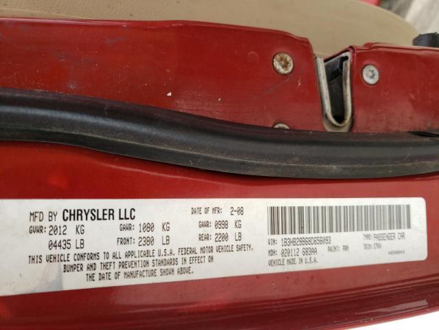 Photo 10 from auction – 2008 DODGE CALIBER with VIN 1B3HB28B68D656093